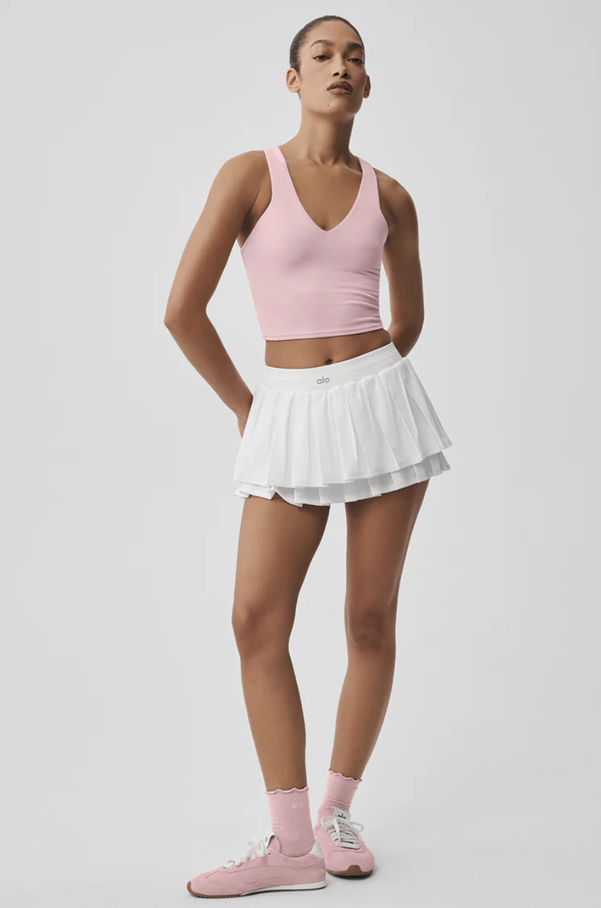 Jupe de Tennis Double — Blanc