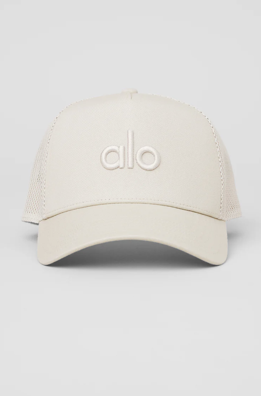 Casquette District Trucker — Ivoire